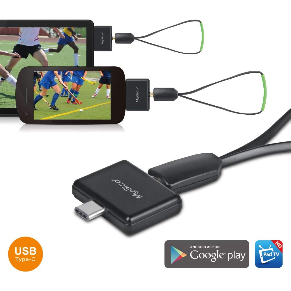 Top USB -C ISDB-T Full Seg PT275C Pad TV Tuner Watch HDTV on Android Phone/tablet for Japan Brazil P