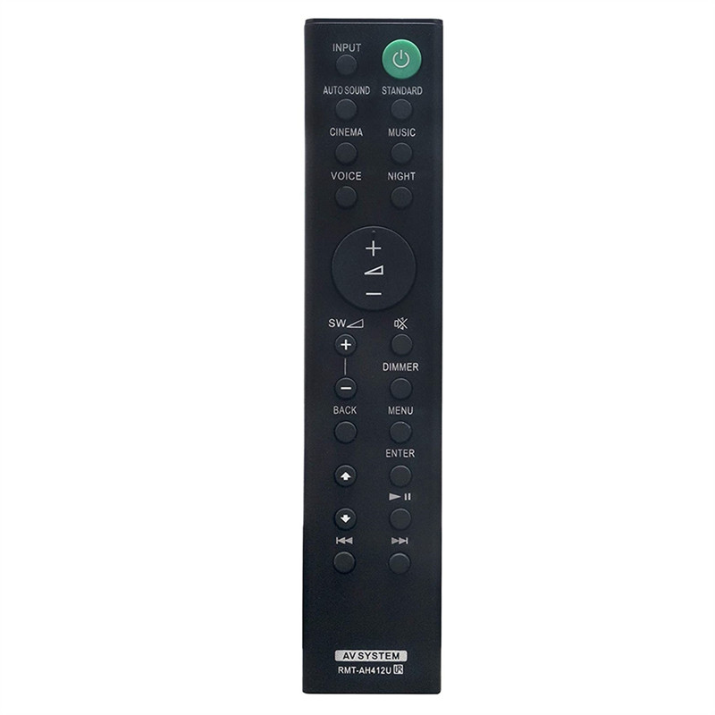 RMT-AH412U Remote Control Replaced for Sony Home Cinema Soundbar HT-S700RF HT-S500RF SA-WS500RF SS-S