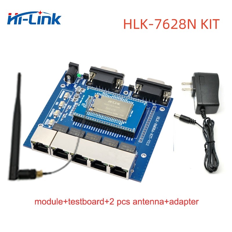 MT7628 WIFI Router Module Wireless HLK-7628N Supports Openwrt Linux Gateway Test Board 128MB RAM 32M