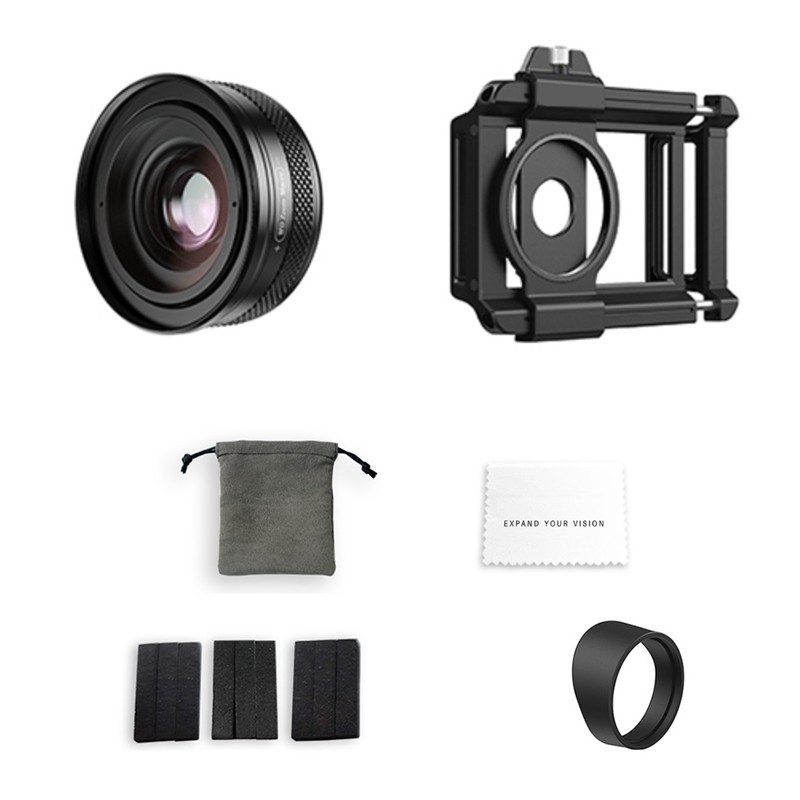 For APEXEL-ZM100MM Lens Zoom Macro 20X Lens Telephoto Macro Magnifier Professional Photography Lens 