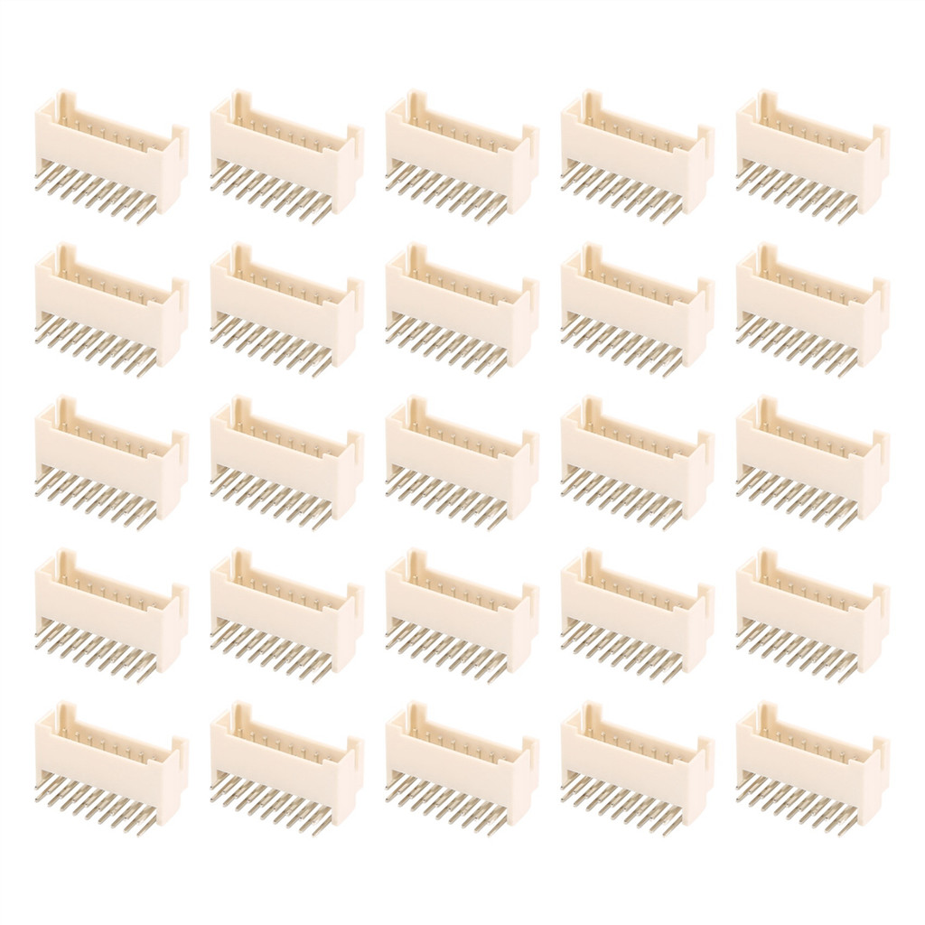 A69F-25Pcs BTC BCH LTC ZEC ETH DCR Miner Connector 2X9P Male Socket Curved Needle Suitable for Asic 