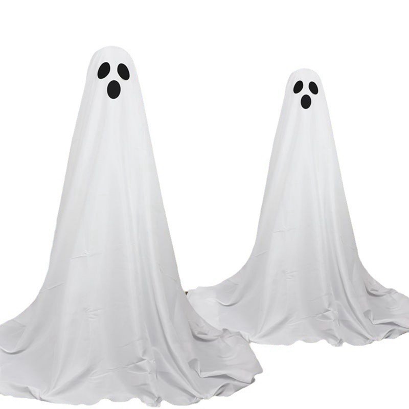 Front Porch Glowing Ghost Halloween Standing Ghost Porch Yard Ghost