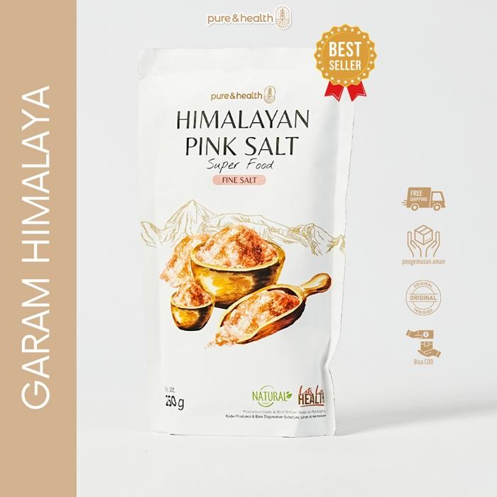 

New Garam Himalaya 250 gr Pink Himsalt Original Premium Natural Super Food
