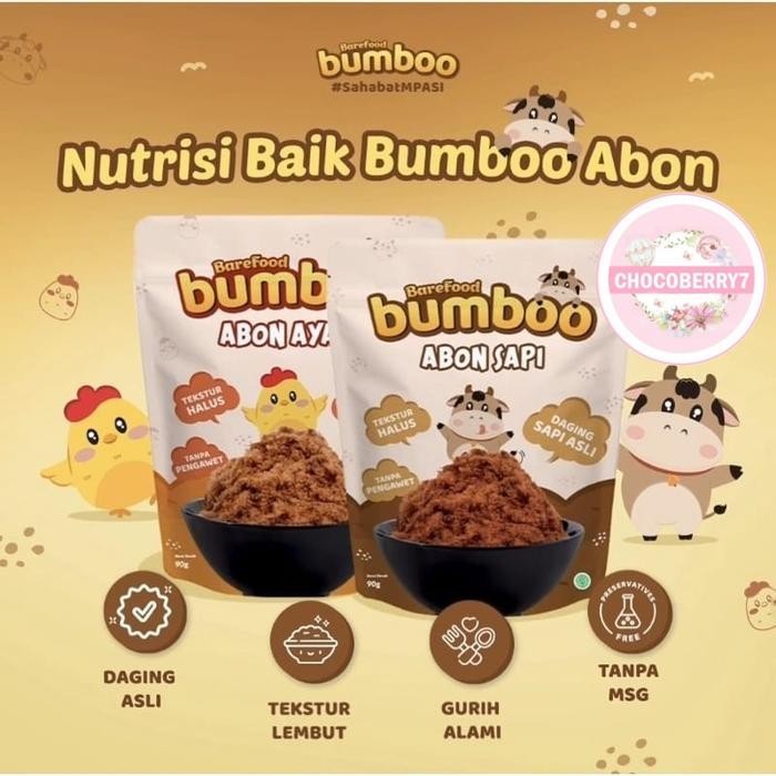 

New BUMBOO Abon Asli Kaldu & Abon Anak MPASI No MSG Tanpa Gula Sehat Aman Ayam Bawang