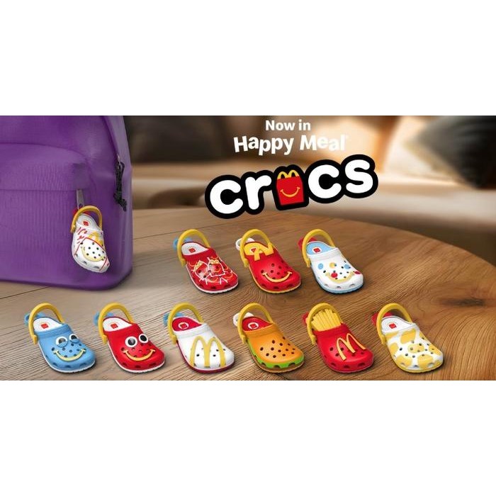 TERLARIS Mcdonalds Crocs Happy Meal Toys Mcd x Crocs