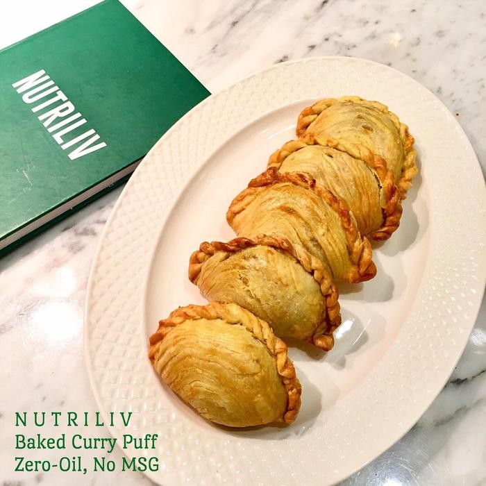 

NUTRILIV BAKED CURRY PUFF ISI 10, DIPANGGANG TIDAK DIGORENG, NO MSG