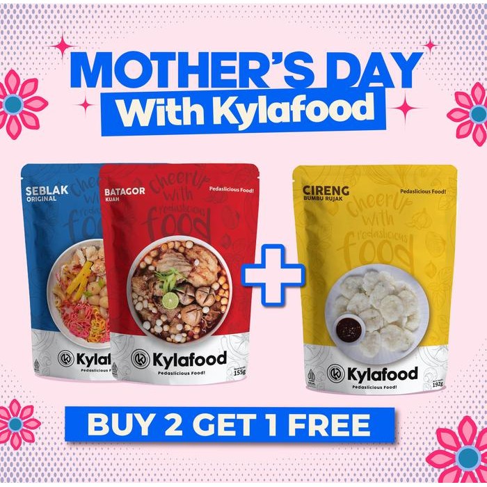 

KYLAFOOD BUY 2 GET 1 FREE SPESIAL HARI IBU ( ORI, BTG, CIR)