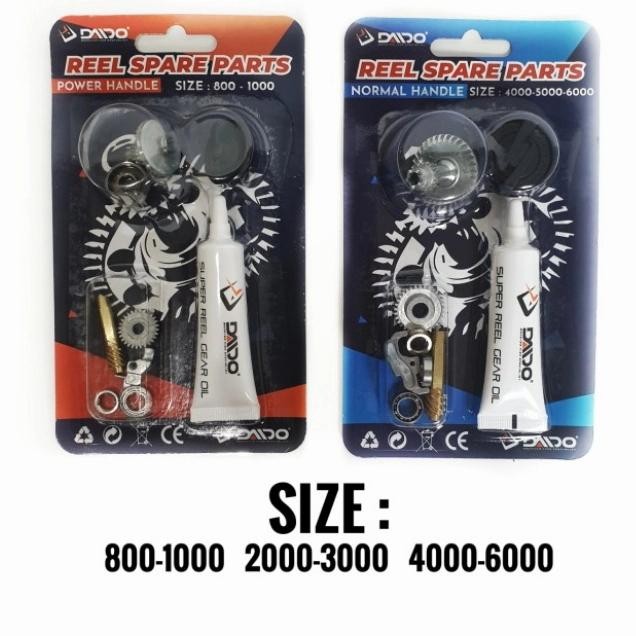 Sparepart Reel Pancing Daido Power & Normal Handle Part Gear Oil Knob