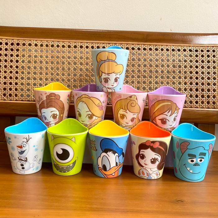 Gelas Cangkir Mug Karakter Kartun Anak Disney Rapunzel Ariel Lucu Unik