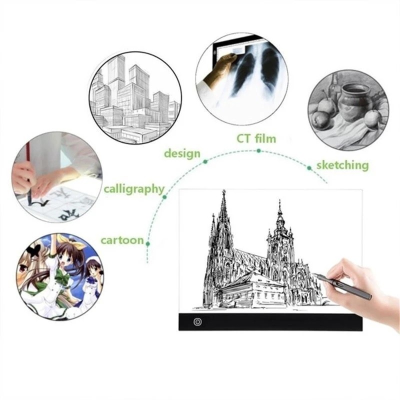 

Graphics LED Dr Board A5 Size with Three-Level Dimming