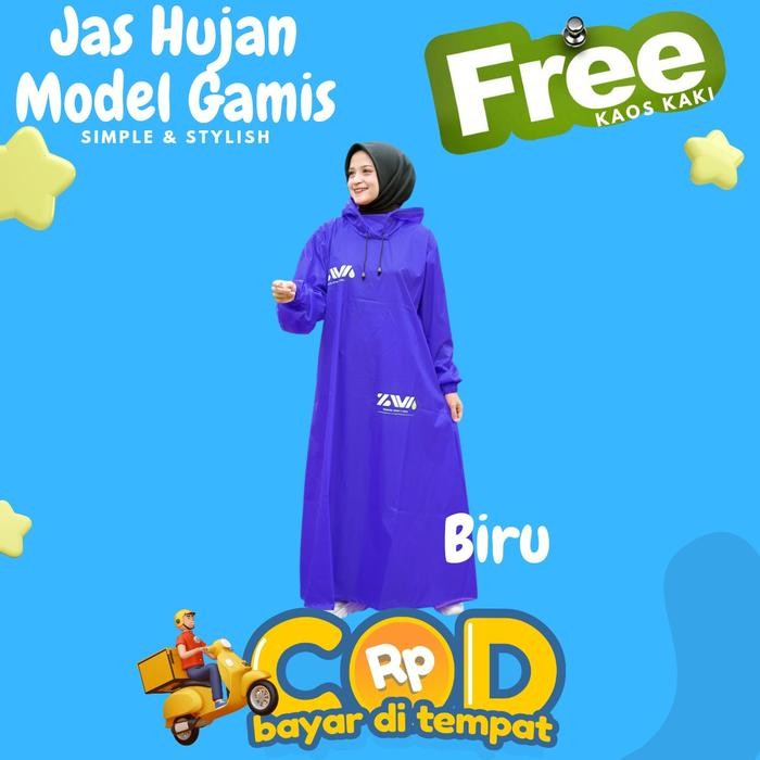 PROMO JAS HUJAN GAMIS WANITA MUSLIMAH JUMBO / MANTEL JAS HUJAN HIJAB SYARI / JAS HUJAN WANITA SYARI