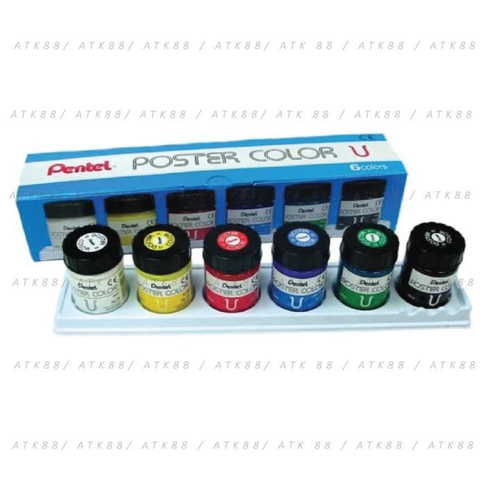 

Pentel Poster Colour 30ml ( Warna Umum)
