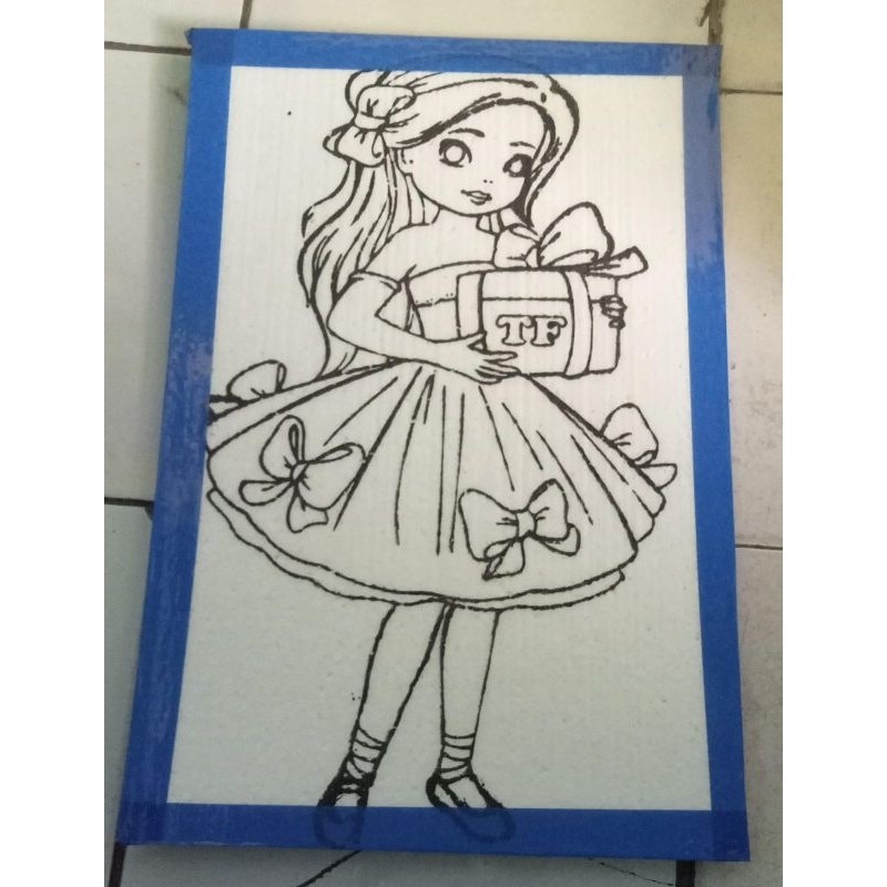

HEBOH 33*50*1cm paket usaha 50 pics/sterofoam/lukisan /mewarnai sterofoam