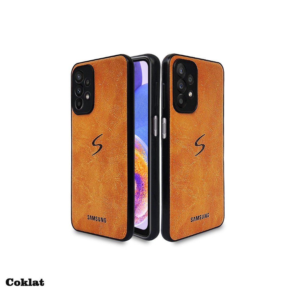 [ CUCI GUDANG ] Casing Hp Samsung A13 4G Premium Leather Case Softcase Casing Kulit Slim Cover