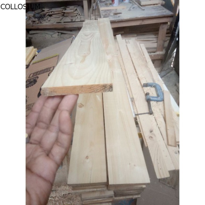 

PAPAN KAYU TIPIS 100X9X1 ISI 5PCS KAYU PINUS JATI BELANDA SERAT JERMAN