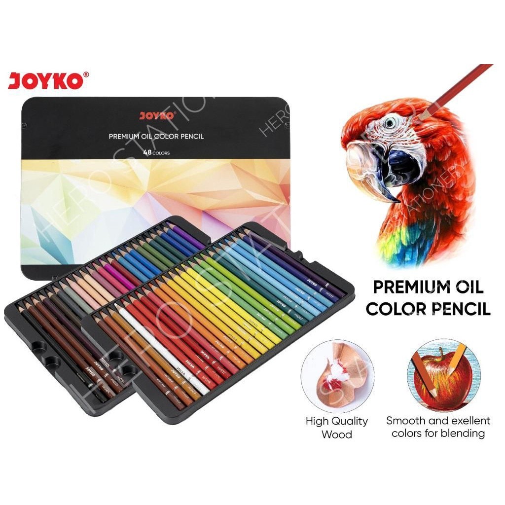 

Pensil warna pum color pencil kaleng 48 warna CP-TC126-48