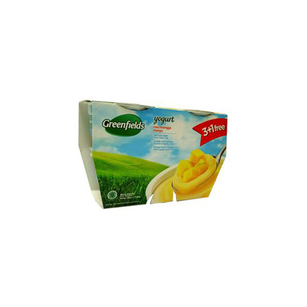 

GREENFIELDS YOGURT MANGO 4X125G