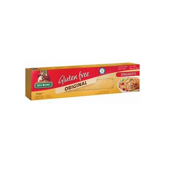 

SAN REMO GLUTEN FREE PASTA SPAGHETTI 350GR