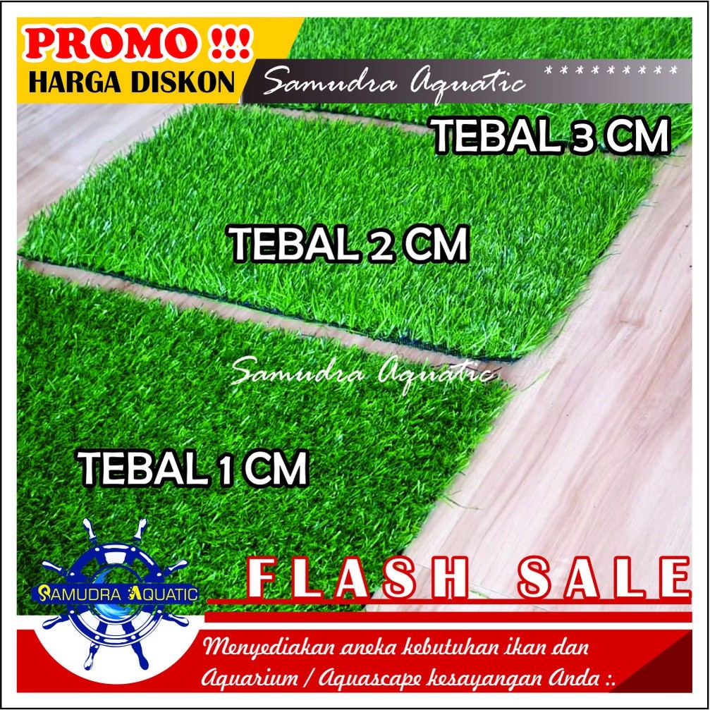 Rumput Aquarium Aquascape Sintesis (Cocok Untuk AQUARIUM KECIL), Rumput Sintesis Mainan Rumput