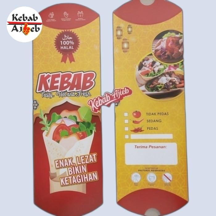 

BARANG TERLARIS Box Kemasan Kebab Besar