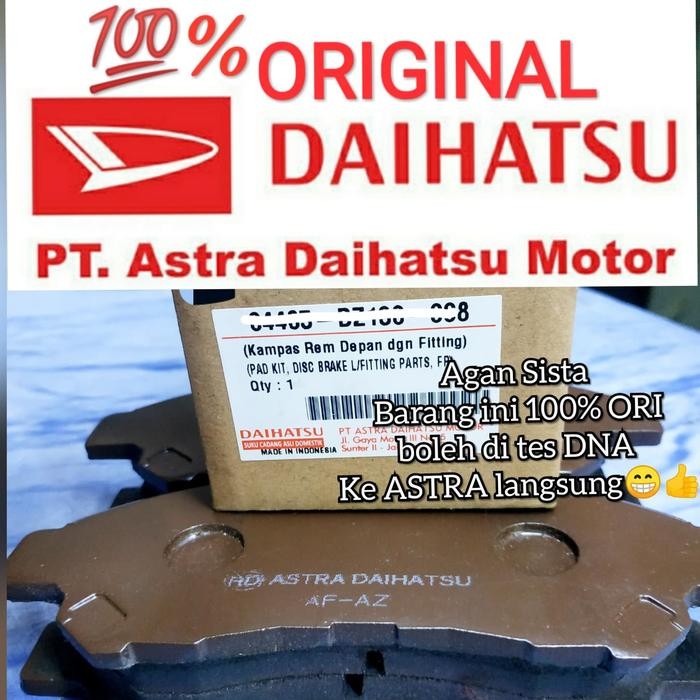 Populer Kampas Rem Depan Gran Max Grand Max Ori Daihatsu 100%