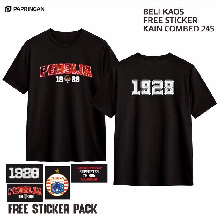 

Promo Kaos Persija Free Stiker Pack, Box, Dan Lanyard-Catton Combad 24S Premium Tbk