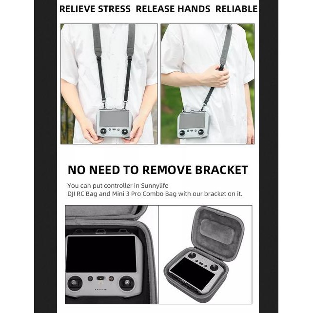 

Promo Sunnylife Hanger Strap Shoulder Lanyard Dji Rc Mini 3 Pro Controller Tbk
