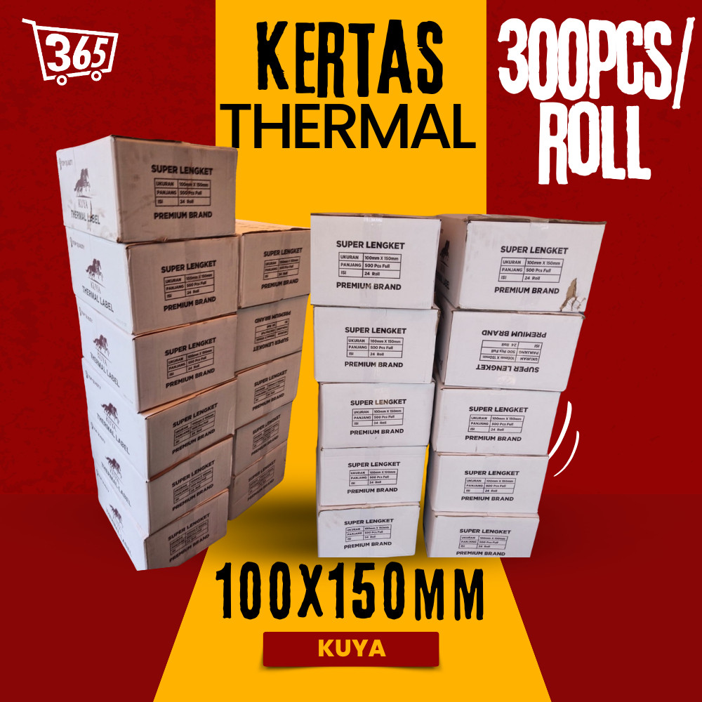 

KUYA Label Stiker Pum 100x150mm Wateroof isi 300pcs Tidak Luntur Kualitas Pum