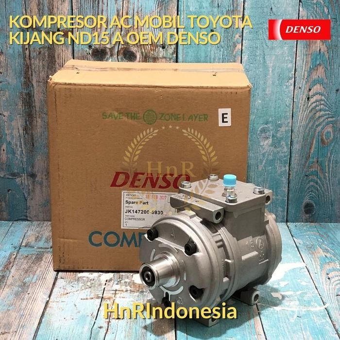 Kompresor Compresor Ac Mobil Toyota Kijang Kapsul Bensin Denso 15A