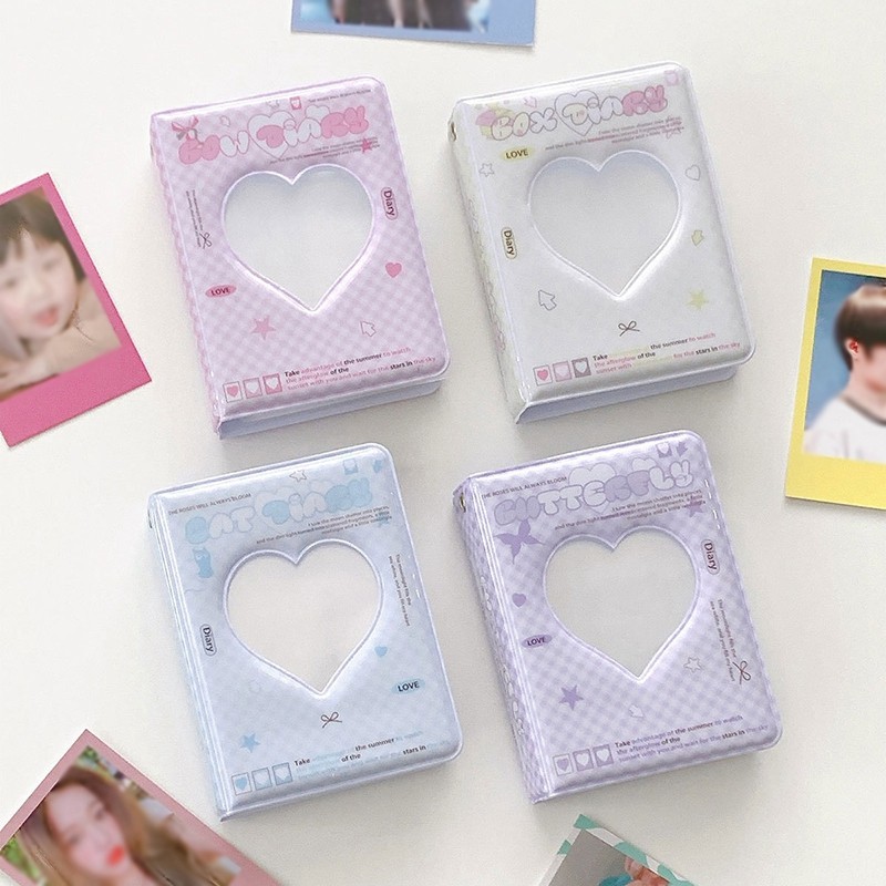 

Kpop Photo Album Mini 3 Inch Album Photo Photocard Holder Idol Binder Photo Card Holder Card Collect