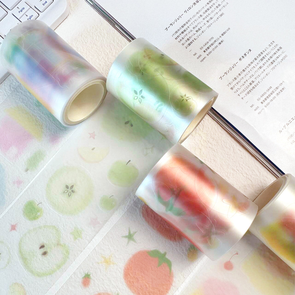 

1Pcs/1Lot Decorative Adhesive Tapes Slightly Sweet Junk Journal Diy Paper Japanese Masking