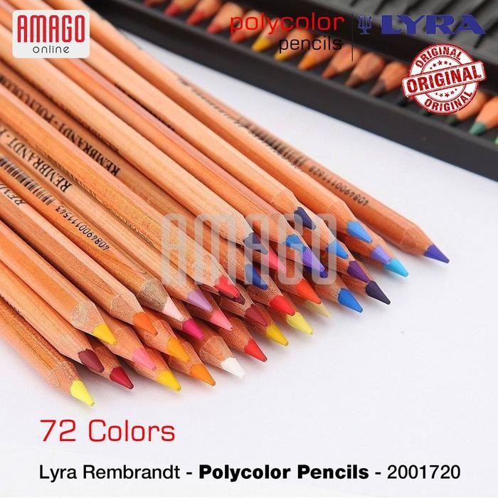 

Lyra - Rembrandt Polycolor Pencils - 72 Pcs - Assorted Colors- 2001720 #Gratisongkir