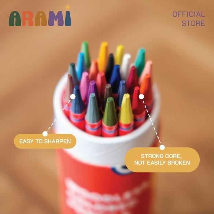 

Ommo Woodless Colored Pencils Slim Crayon Pensil Warna Tanpa Kayu Anak #Gratisongkir