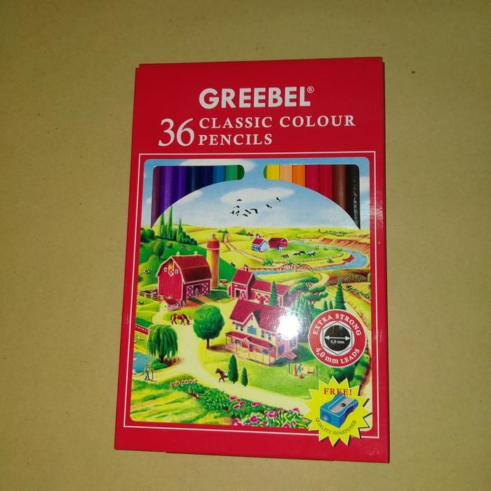 

Pensil Warna Greebel 36 Warna Classic Colour #Gratisongkir