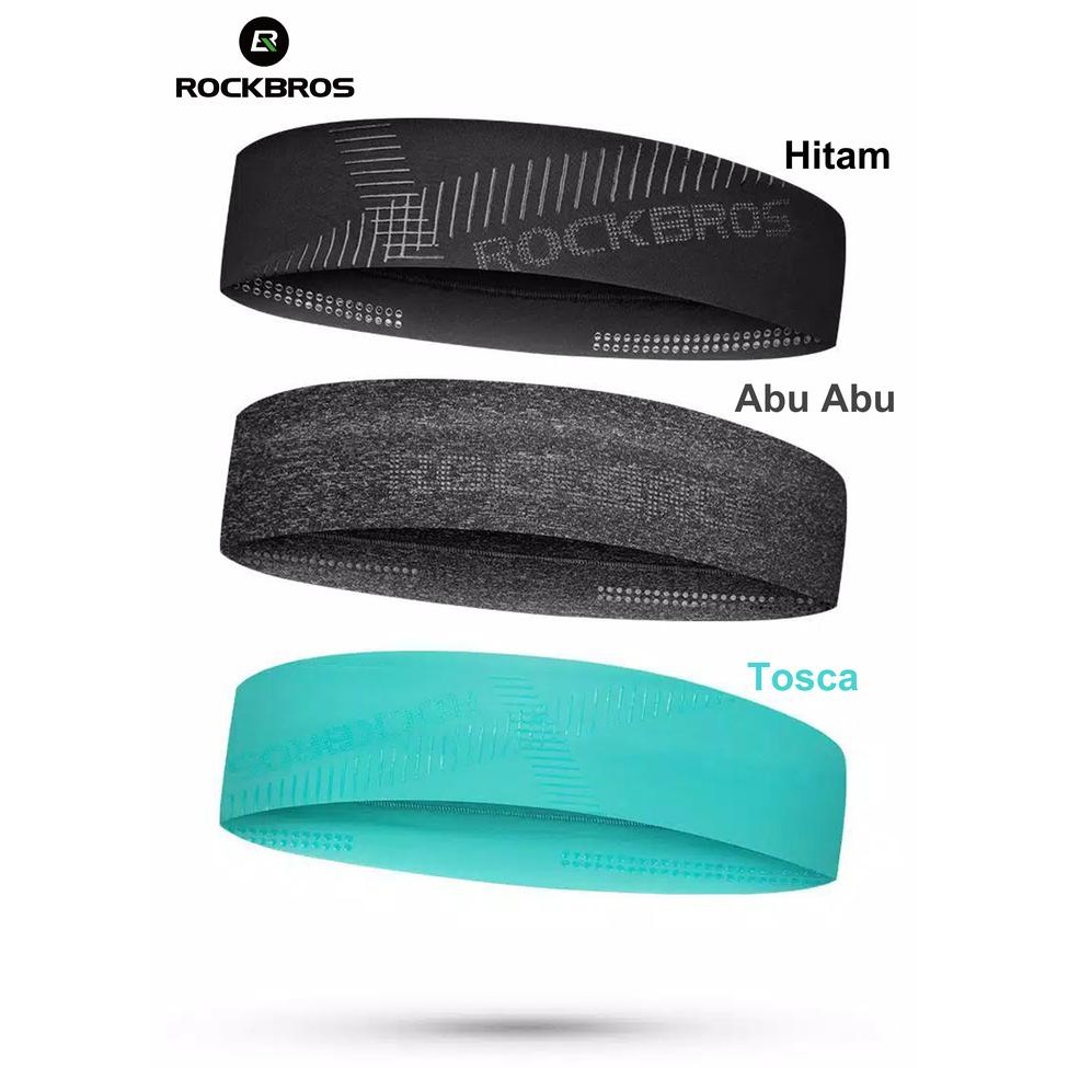 Rockbros Headband Bandana Sepeda Olaharaga Lari Basket Fitness Gym