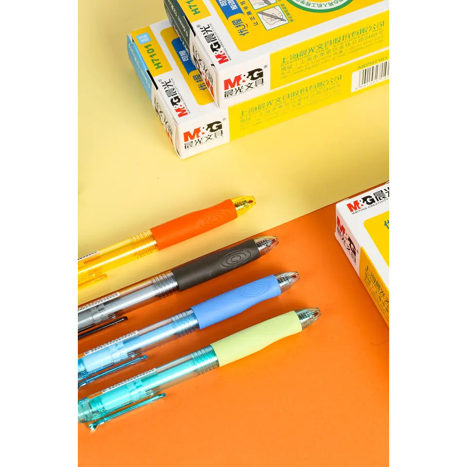 

M&G Retractable Erasable Gel Pen with Ergonomic Soft Rubber Grip/0.5mm Black