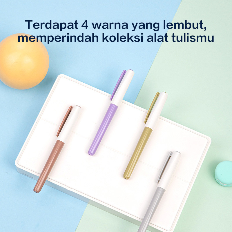 

Deli Pulpen Kaligrafi / Pulpen Tanda Tangan / Fountain Pen Isi 4 SF51X