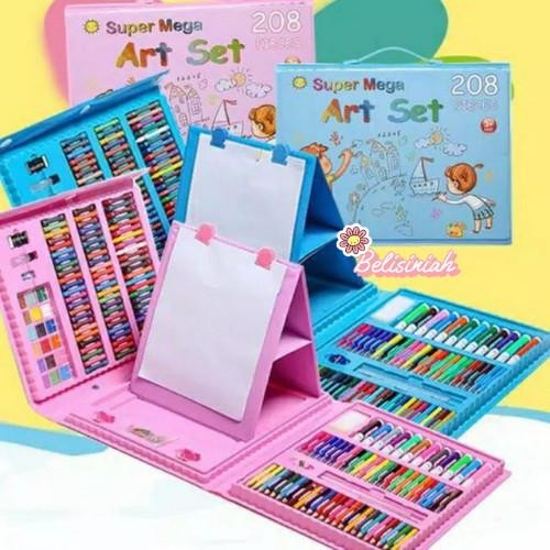

Crayon Anak Set Isi 208 Pcs Pensil Warna Alat Lukis Set Crayon Set #Gratisongkir