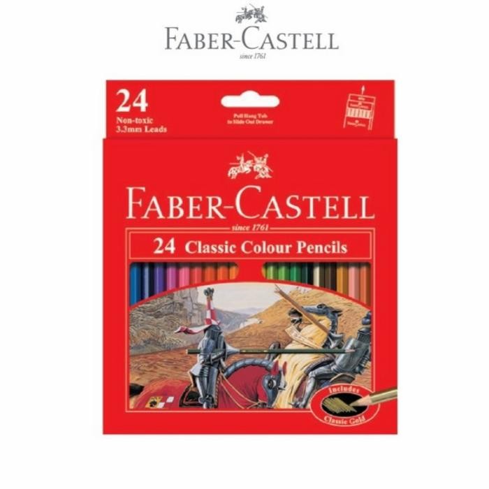 

Faber Castell Pensil Warna 24 Panjang Classic #Gratisongkir