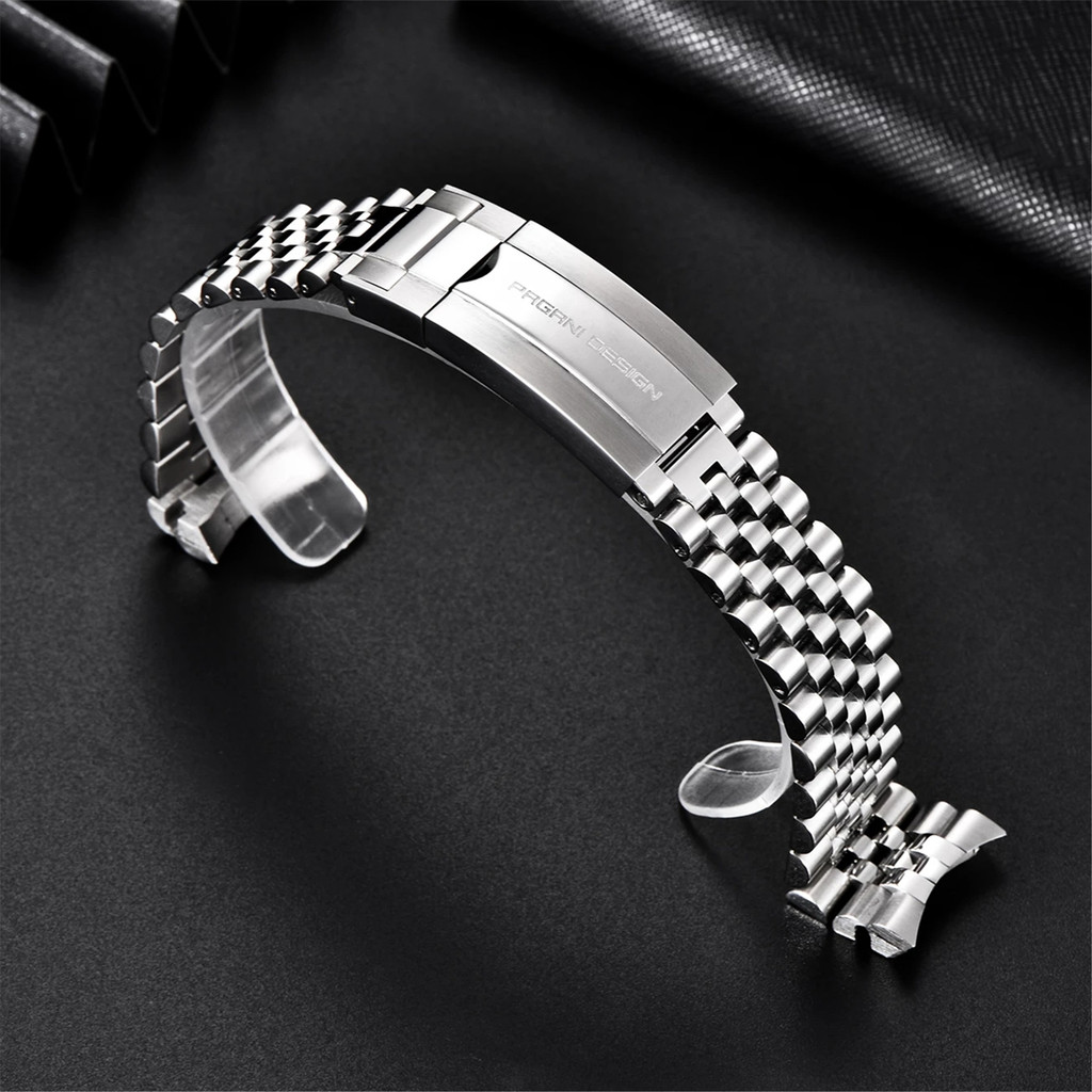 Pagani Design Original For Pd1661,Pd1662.Pd1651 Watch 316L Stainless Steel Band Strap Jubilee