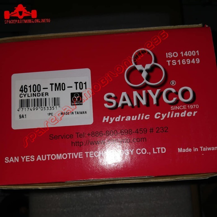 BM Brake Master Assy Central Rem Atas Honda Brio Mobilio Sanyco