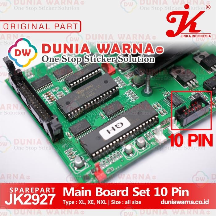 JK2927 MAINBOARD SET (10P NEW) SPAREPART MESIN CUTTING JINKA ORIGINAL