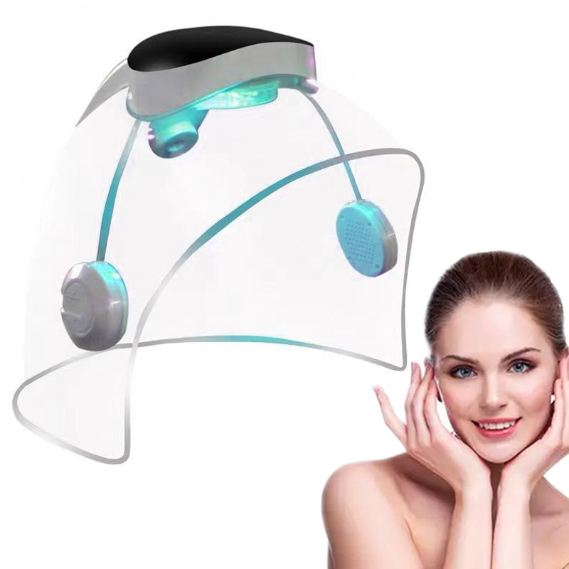 BEST SELLER New Oxygen LED Face Light Therapy Mask Infrared Facial Phototherapy Six Color Spectromet