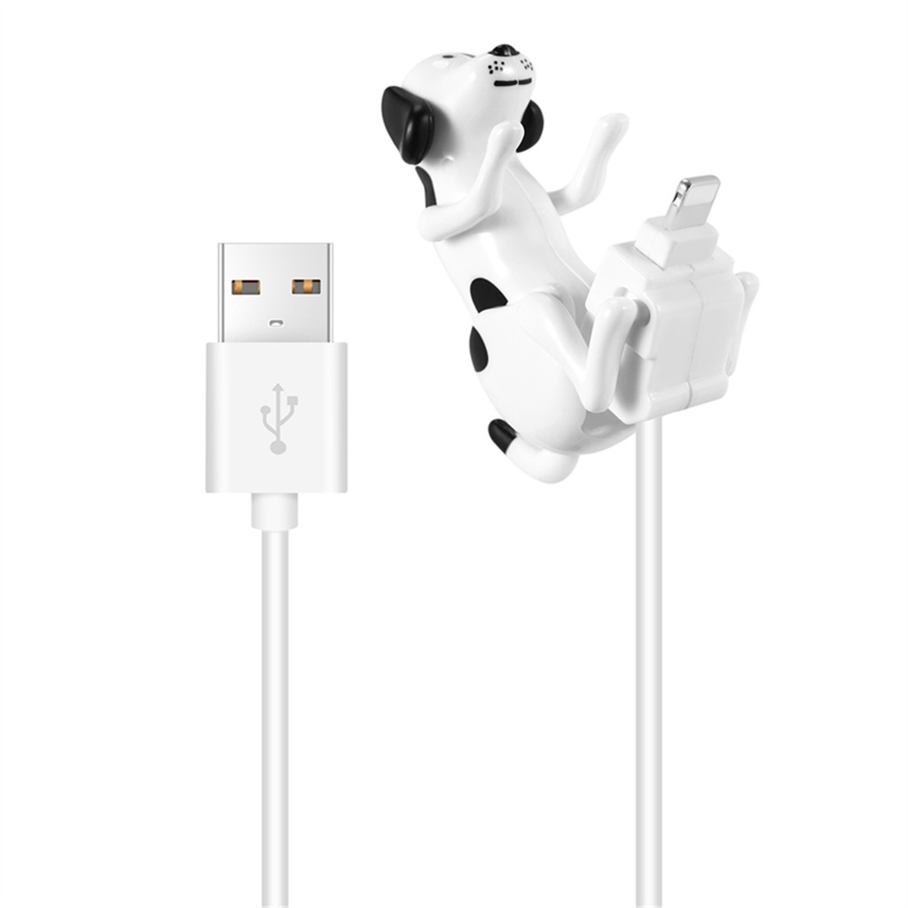 Newest USB Cable Funny Humping Dog Charger for iPhone 13/12/11 and More, Moving Spotty Dog Fast Char