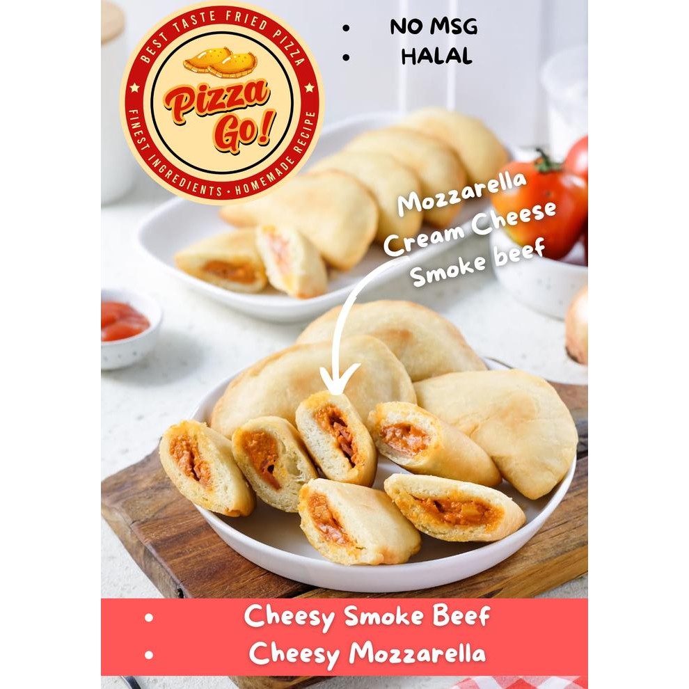 

PastikanTerjaminMutunya- PIZZA GORENG INDOSAJI DENGAN KEJU MOZARELLA ASLI! (FROZEN PACK) 9 rasa