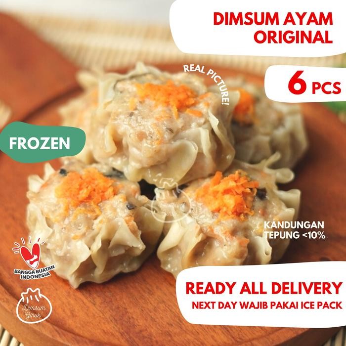 

PastikanTerjaminMutunya- Siomay Dimsum somay Ayam Original dim sum frozen halal by Ginuk isi 12