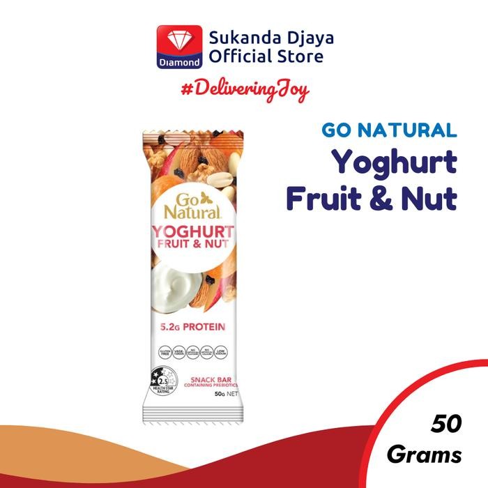 

PastikanTerjaminMutunya- Go Natural Snack Bar Sereal Sehat Tinggi Serat Yoghurt Fruit & Nut