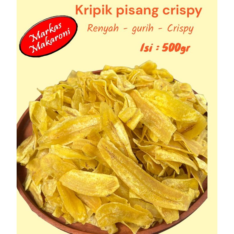 

PastikanTerjaminMutunya- Kripik pisang crispy 500gram
