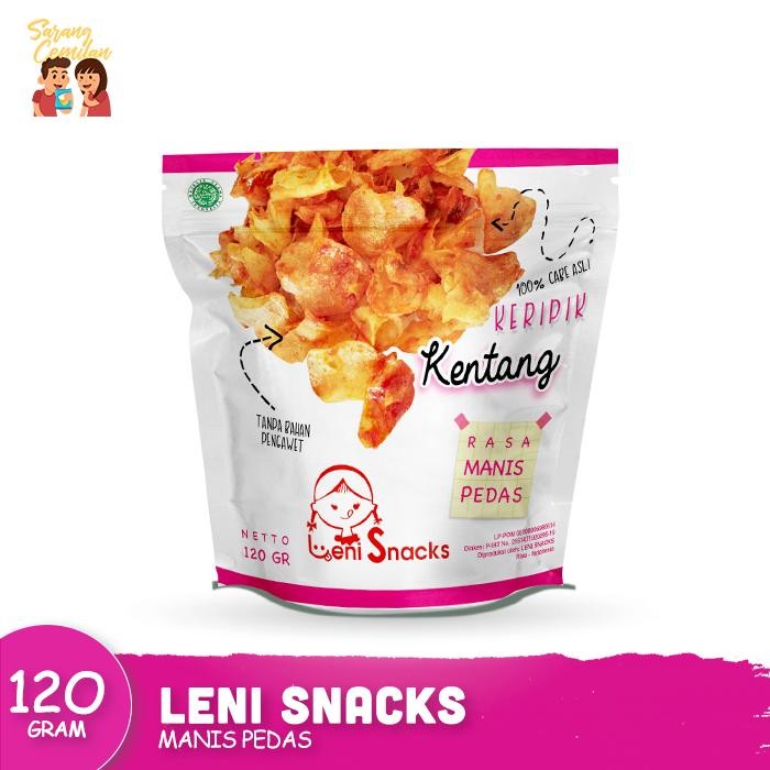 

PastikanTerjaminMutunya- Lenisnacks - Keripik Kentang Rasa Manis Pedas