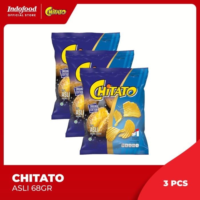 

PastikanTerjaminMutunya- 3 Pcs - Chitato Asli 68 Gr